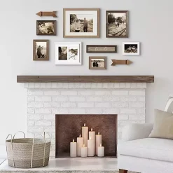 New Kirklands Home Brown Arrow 10-pc. Gallery Wall Picture Frame Set
