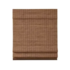 Clearance Kirklands Home Bamboo Light Filtering Roman Shade, 31 in. Brown