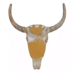 Kirklands Home Bohemian Bull Wall Plaque Brown