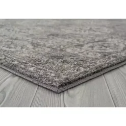 New Kirklands Home Bordered Pattern Runner, 2x10 Brown
