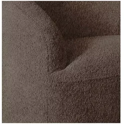 Best Kirklands Home Boucle Barrel Swivel Accent Chair Brown