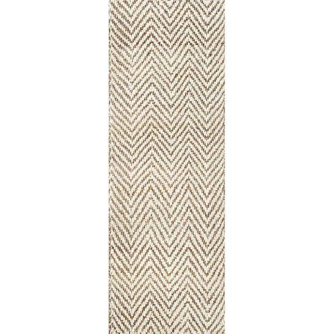 Clearance Kirklands Home Brown Chevron Valen Runner