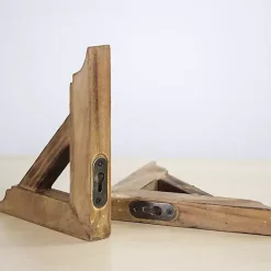 Best Kirklands Home Brown Corbel Shelf Brackets, Set of 2
