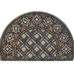 Sale Kirklands Home Deco Tile Slice Doormat Brown