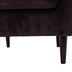 Best Kirklands Home Ellen Rolled Arms Accent Chair Brown