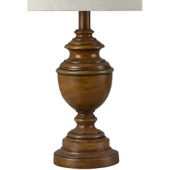 Clearance Kirklands Home Brown Farmhouse Accent Table Lamp Tan