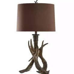 Outlet Kirklands Home Faux Antler Table Lamp Brown