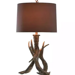 Outlet Kirklands Home Faux Antler Table Lamp Brown