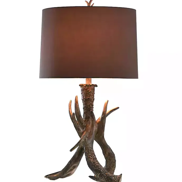 Outlet Kirklands Home Faux Antler Table Lamp Brown