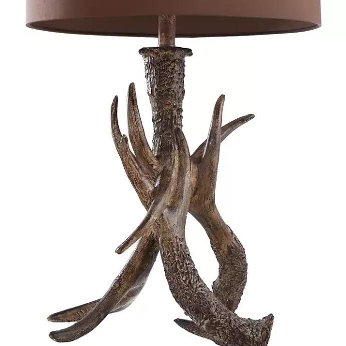 Outlet Kirklands Home Faux Antler Table Lamp Brown