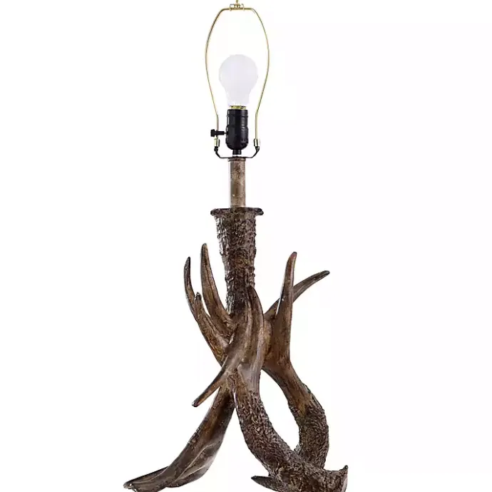 Outlet Kirklands Home Faux Antler Table Lamp Brown