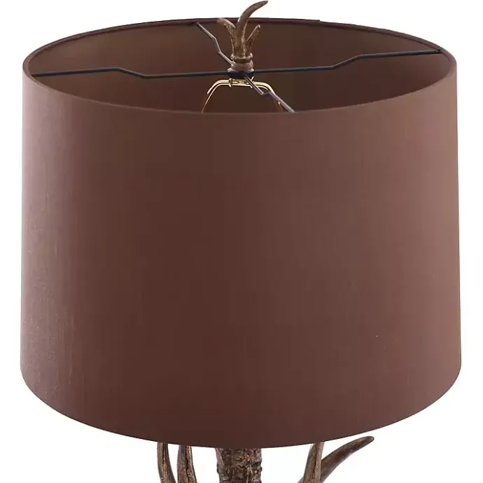 Outlet Kirklands Home Faux Antler Table Lamp Brown
