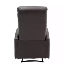 Clearance Kirklands Home Faux Leather Dormi Recliner Brown