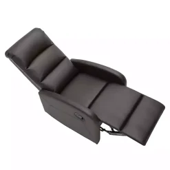 Clearance Kirklands Home Faux Leather Dormi Recliner Brown