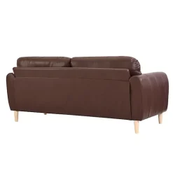 Sale Kirklands Home Faux Leather Lyon Sofa Brown