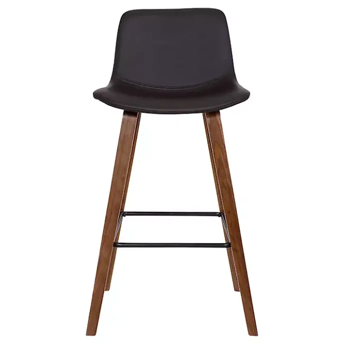 Outlet Kirklands Home Faux Leather Maddie Bar Stool Brown