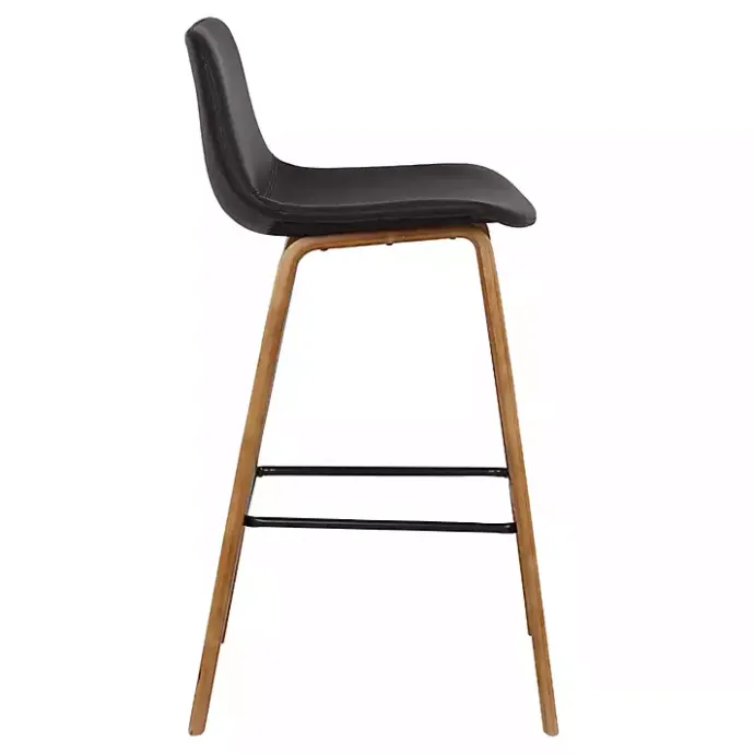 Outlet Kirklands Home Faux Leather Maddie Bar Stool Brown