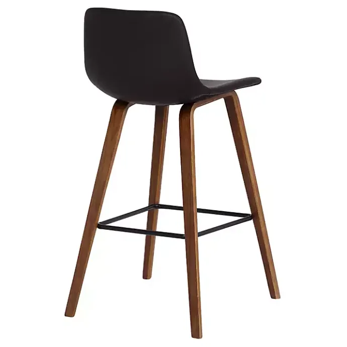 Outlet Kirklands Home Faux Leather Maddie Bar Stool Brown