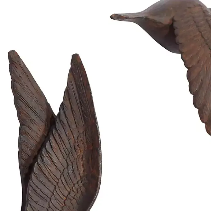 Discount Kirklands Home Flying Birds Wall Sculptures, Set of 3 Brown