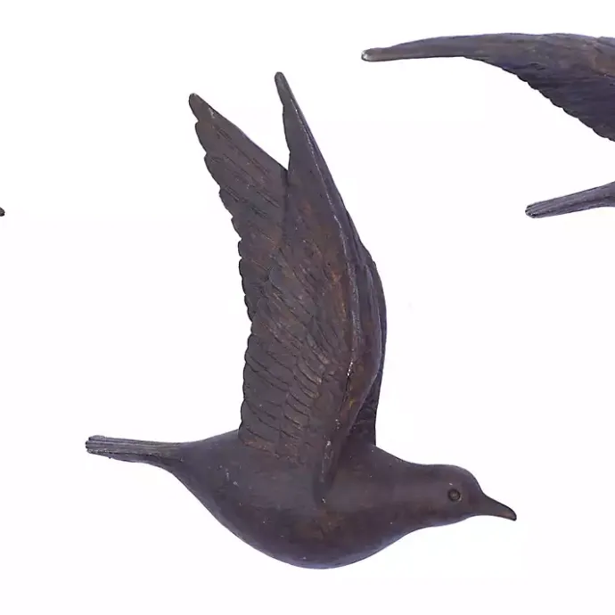 Discount Kirklands Home Flying Birds Wall Sculptures, Set of 3 Brown