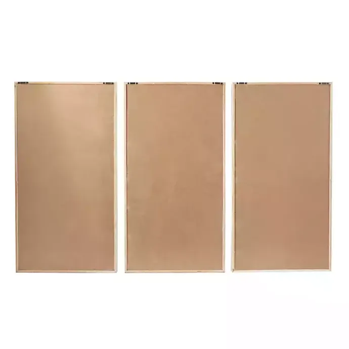 Clearance Kirklands Home Brown Geometric Wood Panel Wall Plaques, Set of 3