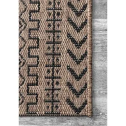 Outlet Kirklands Home Jamie Outdoor Area Rug, 5x7 Brown