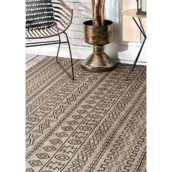 Online Kirklands Home Jamie Outdoor Area Rug, 6x9 Brown