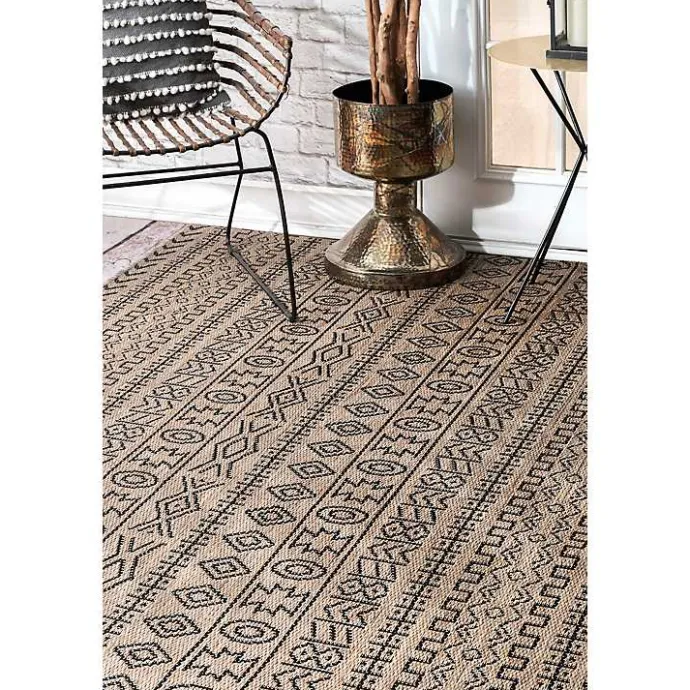 Online Kirklands Home Jamie Outdoor Area Rug, 6x9 Brown