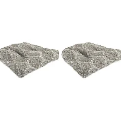 Kirklands Home Medallion Outdoor Chair Cushions, Set of 2 Brown