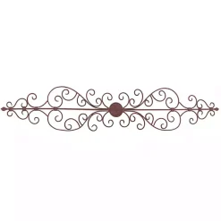 Hot Kirklands Home Metal Scroll Panel Wall Plaque Brown