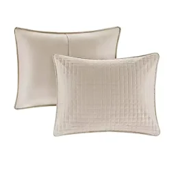 Discount Kirklands Home Nash 3-pc. Reversible Queen Coverlet Set Brown