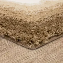 Discount Kirklands Home Ombre Border Bath Mat, 2x4 Brown