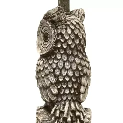 Best Kirklands Home Brown Owl and Shade Table Lamp Green