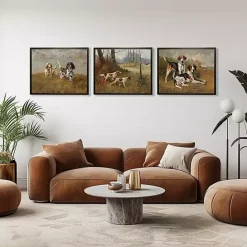 Kirklands Home Brown Pointer Dogs Framed Art Print