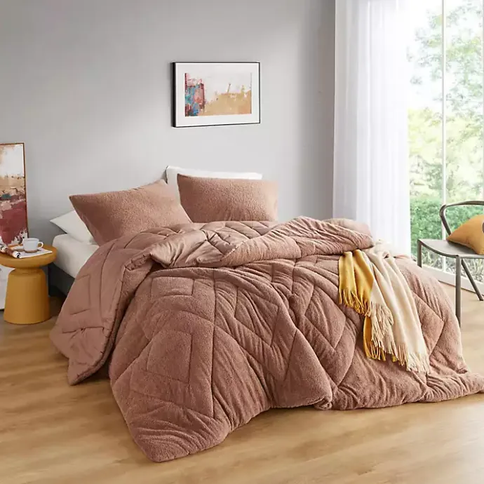 Outlet Kirklands Home Quilted Teddy 2-pc. Twin Comforter Set Brown