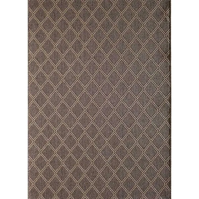 Sale Kirklands Home Santorini Trellis Outdoor Area Rug, 7x9 Brown