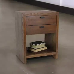 Best Kirklands Home Vivara 2-Drawer Nightstand Brown