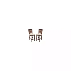 Clearance Kirklands Home Brown Wilbur Cane Back Counter Stools, Set of 2
