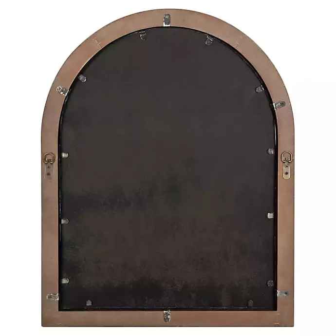 New Kirklands Home Windowpane Arch Nala Mirror Brown