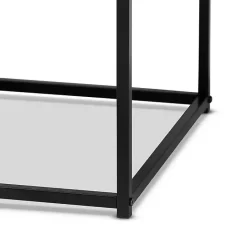 Online Kirklands Home Wood and Metal 2-Drawer Coffee Table Brown