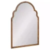 Discount Kirklands Home Brown Wood Arch Hogan Wall Mirror