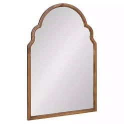 Discount Kirklands Home Brown Wood Arch Hogan Wall Mirror