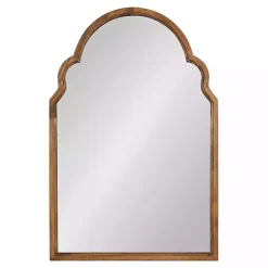 Discount Kirklands Home Brown Wood Arch Hogan Wall Mirror