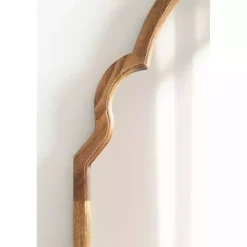 Discount Kirklands Home Brown Wood Arch Hogan Wall Mirror
