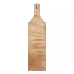 Kirklands Home Brown Wood Bottle Frame Metal Bracket Wine Holder