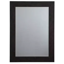 Best Kirklands Home Brown Wood Framed Beveled Edge Wall Mirror