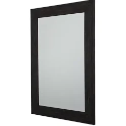 Best Kirklands Home Brown Wood Framed Beveled Edge Wall Mirror