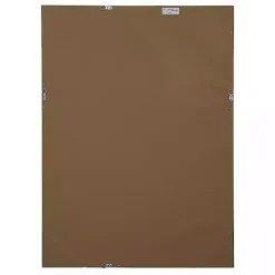 Best Kirklands Home Brown Wood Framed Beveled Edge Wall Mirror