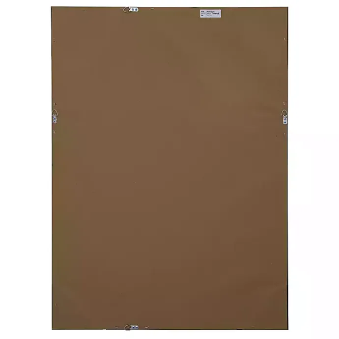 Best Kirklands Home Brown Wood Framed Beveled Edge Wall Mirror