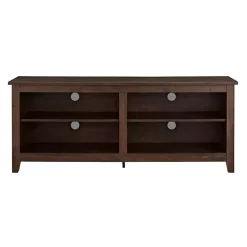 Discount Kirklands Home Wood TV Stand, 58 in. Brown